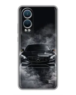 Чехол для OnePlus Nord CE4 Lite с картинкой «Mercedes в дыму»