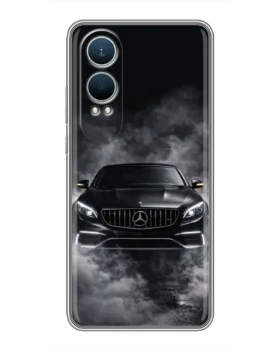 Чехол для OnePlus Nord CE4 Lite с картинкой «Mercedes в дыму»