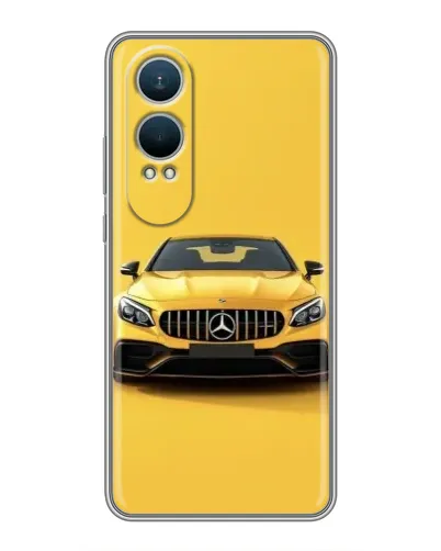Чехол для OnePlus Nord CE4 Lite с картинкой «Желтый Mercedes GT»