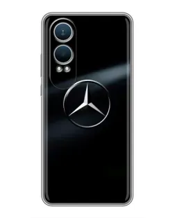 Чехол для OnePlus Nord CE4 Lite с картинкой «Mercedes на металле» Чехол для OnePlus Nord CE4 Lite с картинкой «Mercedes на металле»