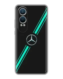 Чехол для OnePlus Nord CE4 Lite с картинкой «Спортивные линии Mercedes» Чехол для OnePlus Nord CE4 Lite с картинкой «Спортивные линии Mercedes»