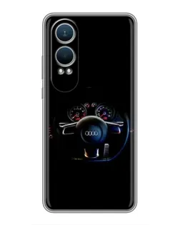 Чохол для OnePlus Nord CE4 Lite з картинкою «Салон Audi — кермо»