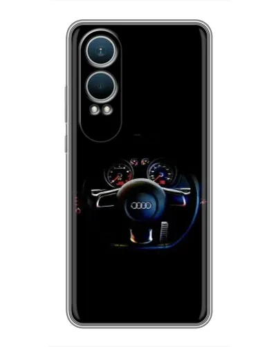 Чехол для OnePlus Nord CE4 Lite с картинкой «Салон Audi — руль» Чехол для OnePlus Nord CE4 Lite с картинкой «Салон Audi — руль»