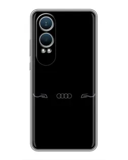 Чехол для OnePlus Nord CE4 Lite с картинкой «Audi — световой подпись»