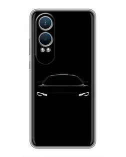 Чехол для OnePlus Nord CE4 Lite с картинкой «Взгляд Audi в темноте»