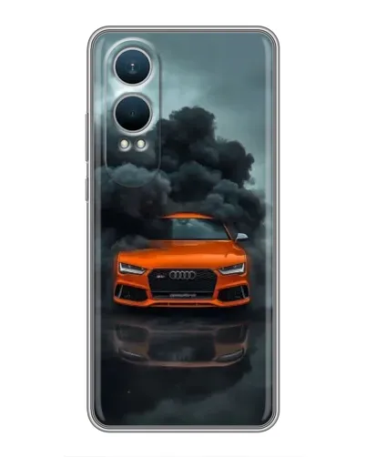 Чехол для OnePlus Nord CE4 Lite с картинкой «Audi в облаках дыма» Чехол для OnePlus Nord CE4 Lite с картинкой «Audi в облаках дыма»