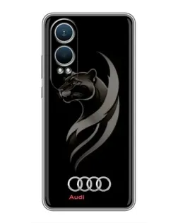 Чехол для OnePlus Nord CE4 Lite с картинкой «Графика — пантера и Audi»