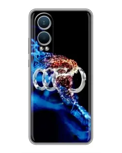 Чехол для OnePlus Nord CE4 Lite с картинкой «Энергия лого Audi»