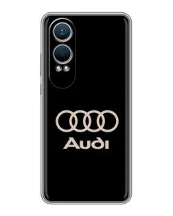 Чехол для OnePlus Nord CE4 Lite с картинкой «Audi — золотой логотип»