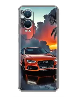Чехол для OnePlus Nord CE4 Lite с картинкой «Audi — закат»