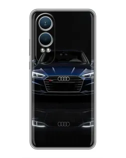 Чехол для OnePlus Nord CE4 Lite с картинкой «Audi — ночное отражение»