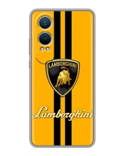 Чохол для OnePlus Nord CE4 Lite з картинкою «Lamborghini Stripe жовтий»