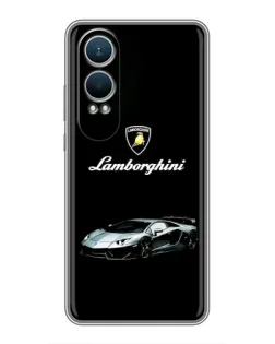 Чехол для OnePlus Nord CE4 Lite с картинкой «Логотип Lamborghini классика»