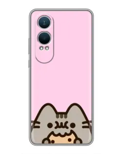 Чохол для OnePlus Nord CE4 Lite з картинкою «Pusheen та печиво»