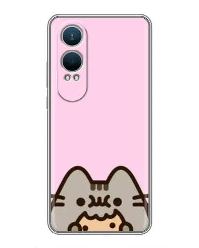 Чехол для OnePlus Nord CE4 Lite с картинкой «Pusheen и печенье» Чехол для OnePlus Nord CE4 Lite с картинкой «Pusheen и печенье»