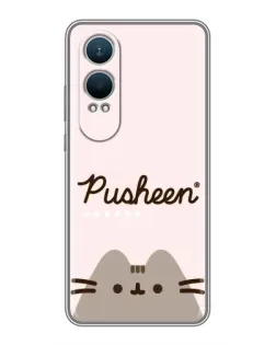 Чохол для OnePlus Nord CE4 Lite з картинкою «Pusheen логотип»
