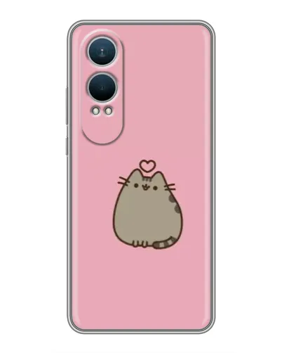 Чехол для OnePlus Nord CE4 Lite с картинкой «Pusheen сердце» Чехол для OnePlus Nord CE4 Lite с картинкой «Pusheen сердце»