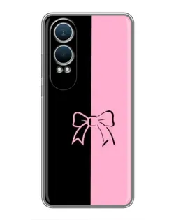 Чехол для OnePlus Nord CE4 Lite с картинкой «Половинки банта»