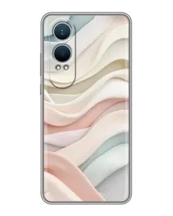 Чехол для OnePlus Nord CE4 Lite с картинкой «Пастельные нежные волны»