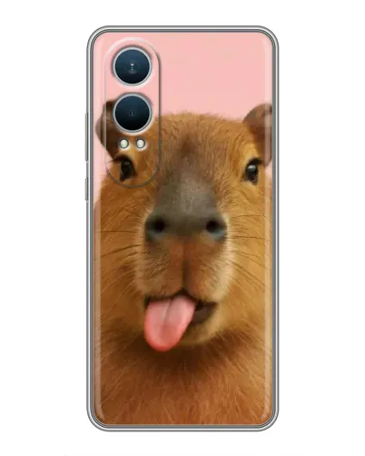 Чехол для OnePlus Nord CE4 Lite с картинкой «Капибара с языком» Чехол для OnePlus Nord CE4 Lite с картинкой «Капибара с языком»