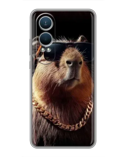 Чехол для OnePlus Nord CE4 Lite с картинкой «Капибара золотая цепь» Чехол для OnePlus Nord CE4 Lite с картинкой «Капибара золотая цепь»