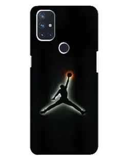 Чохол для OnePlus Nord N10 5G з картинкою «Jordan Gradient Logo»