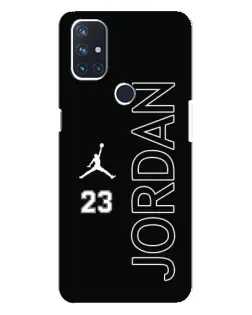 Чохол для OnePlus Nord N10 5G з картинкою «Jordan Vertical»