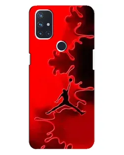 Чохол для OnePlus Nord N10 5G з картинкою «Jordan Red Smoke»