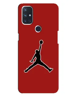 Чохол для OnePlus Nord N10 5G з картинкою «Jordan Red Back»
