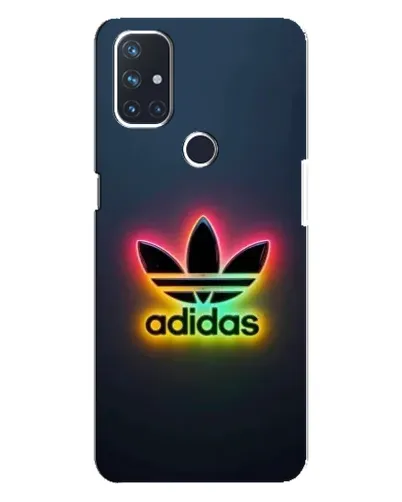 Чехол для OnePlus Nord N10 5G с картинкой «Неоновый Adidas»