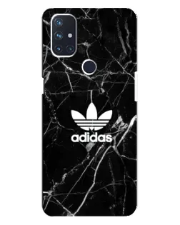 Чехол для OnePlus Nord N10 5G с картинкой «Белый мрамор Adidas»
