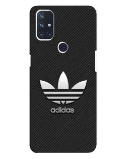 Чехол для OnePlus Nord N10 5G с картинкой «Adidas Карбоновая текстура»