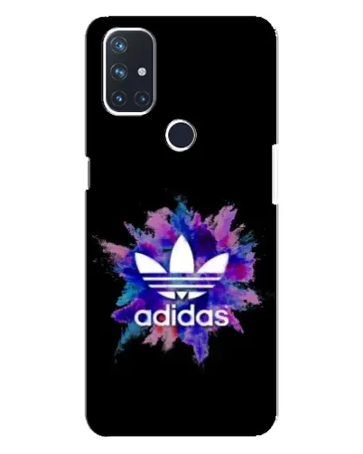 Чехол для OnePlus Nord N10 5G с картинкой «Взрыв красок Adidas»