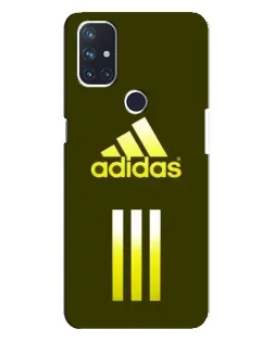 Чехол для OnePlus Nord N10 5G с картинкой «Оливковый градиент Adidas»