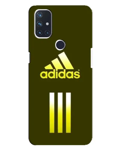 Чехол для OnePlus Nord N10 5G с картинкой «Оливковый градиент Adidas»