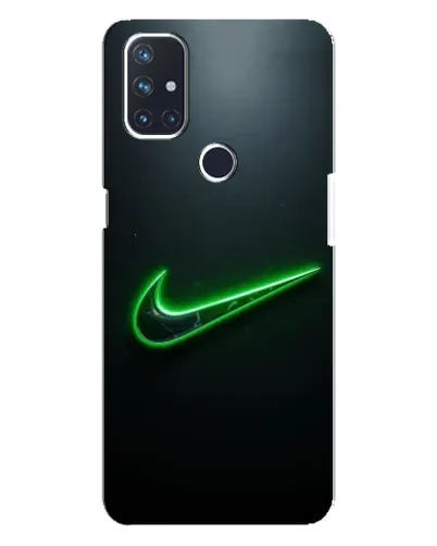 Чехол для OnePlus Nord N10 5G с картинкой «Неоновый контур Nike»