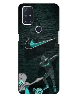 Чехол для OnePlus Nord N10 5G с картинкой «Спортивный арт Nike»