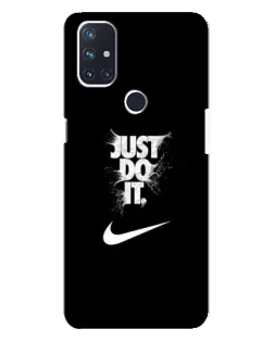 Чехол для OnePlus Nord N10 5G с картинкой «Текстовый принт Nike»