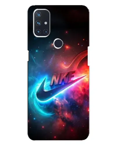 Чехол для OnePlus Nord N10 5G с картинкой «Огненный логотип Nike»