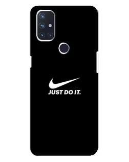 Чехол для OnePlus Nord N10 5G с картинкой «Минимализм от Nike»