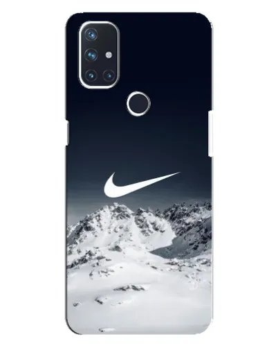 Чехол для OnePlus Nord N10 5G с картинкой «Nike — зимние горы»