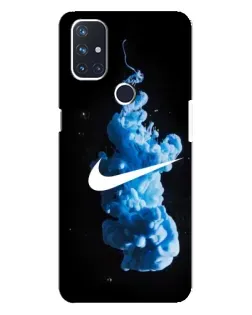 Чехол для OnePlus Nord N10 5G с картинкой «Nike и синий дым»