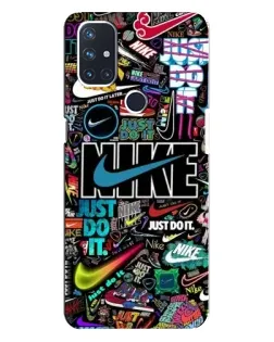 Чохол для OnePlus Nord N10 5G з картинкою «Яскравий колаж Nike»
