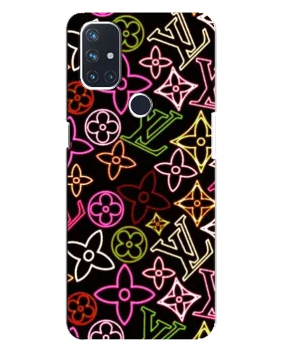 Чехол для OnePlus Nord N10 5G с картинкой «Неоновый микс Nike»