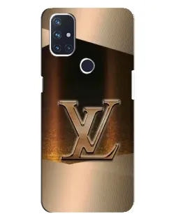 Чехол для OnePlus Nord N10 5G с картинкой «LV — золотое сияние»