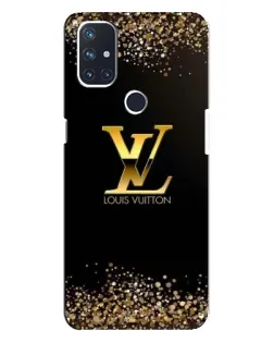 Чехол для OnePlus Nord N10 5G с картинкой «LV — золотые искры»