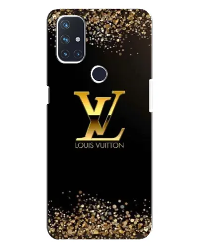 Чехол для OnePlus Nord N10 5G с картинкой «LV — золотые искры»