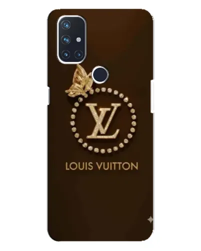Чехол для OnePlus Nord N10 5G с картинкой «LV — золотая печать»