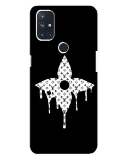 Чехол для OnePlus Nord N10 5G с картинкой «Цветочная монограмма»