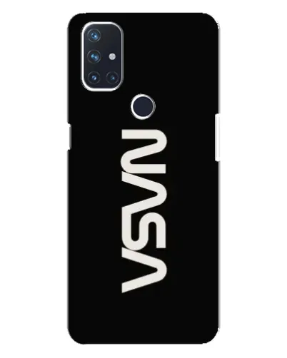 Чехол для OnePlus Nord N10 5G с картинкой «NASA — вертикальный логотип»